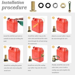 12-Pack Durable Brass Gas Can Vent Caps Kit for Faster Fuel Flow – Universal Fit