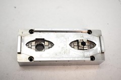 F&S 4436 Det 150 420 SS Mold Die Block Stainless Steel Silver Insert Used
