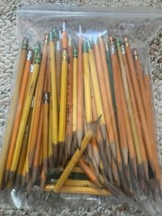 1 lb used mixed pencils