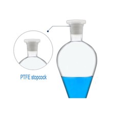 Borosilicate Glass 1000ML Separating Funnel Heavy Wall Conical Separatory Fun…