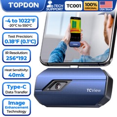 TOPDON TC001 Thermal Camera for Android USB Type C 256×192 IR High Resolution