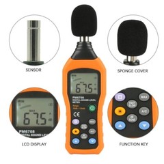 PEAKMETER PM6708 Sound Meter Data Logging Hold 30~130dB Measuring Range RETAIL!