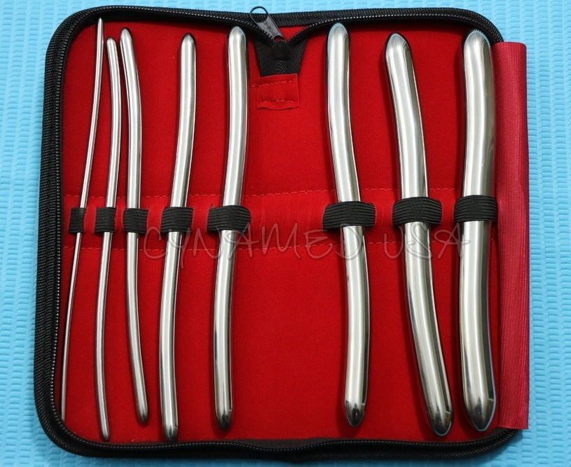 NEW 8 HEGAR DILATOR SOUNDS SET 7.5″GYNO SURGICAL INSTRUMENTS ( PREMIUM GRADE )
