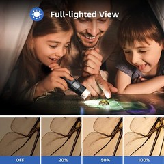 TOMLOV WiFi 1000X Digital Microscope 1080P USB Coin Magnifier Camera for iPhone