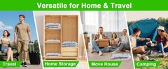 Vacuum Seal Bags for Clothing with Wireless Electric Pump – Travel & Home Use,