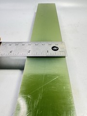 Green Glass Epoxy Laminate Micarta Phenolic G10FR4 Bar Stock 1.25″ x 2” x 12″
