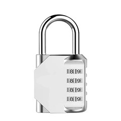 Heavy Duty 4 Digit Combination Lock Resettable Waterproof Padlock