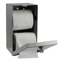 Bradley 5402-00 Commercial Toilet Paper Dispenser, Surface-Mounted, Stainless St
