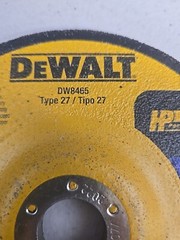 DeWalt DW 8465 6″ x 1/4″ x 7/8″ Grinding Wheels, 10 pack New In Box