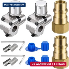 Bullet Piercing Valve Kits with Dust Cap Converts R12 to R134a Fit 7/16 Inch Low
