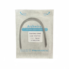 Dental Ortho Arch Wire NiTi Stainless Steel Ovoid/Natural Round Rectangular Wire