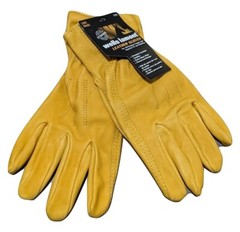 Leather Work Gloves All Purpose Wells Lamont Sizes M – 3XL Professional