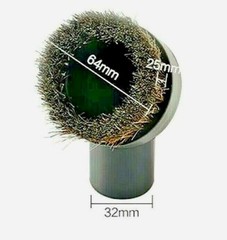 32mm Universal fit Soft non scratching Horsehair Vacuum Cleaner Dusting Brush