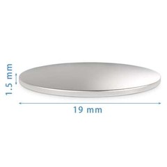 5 10 50 100 200 Rare Earth Neodymium Disc Magnets 19 x 1.5mm (3/4 x 1/16 inch)