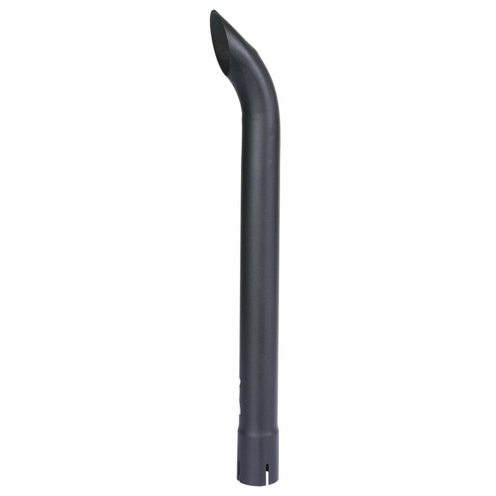 Exhaust Stack Pipe 2″ x 24″ Curved Black