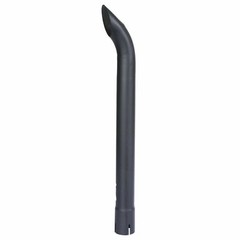 Exhaust Stack Pipe 2″ x 24″ Curved Black