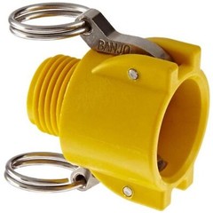 Banjo Garden Hose Cam Lever Coupling 3/4″ Coupler X 3/4″ Male GHT – GHMT075B