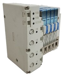 SMC SS5Y3-10S-X597 Pneumatic Manifold Bank 4 Station Base IN508-36-A NEW