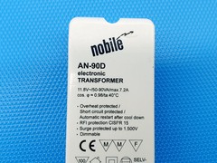 Nobile AN-90D Electronic Transformer 50-90VA, 110V to 12V Inc VAT