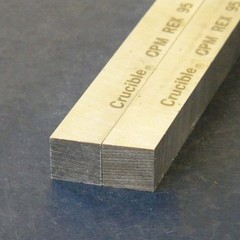 Crucible OPM REX95 Square 3/8″ x 3/8″ x 3″ Lathe Tool HSS Bit Blanks, 2 Pieces