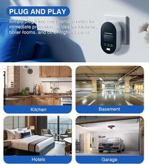 4-in-1 Carbon Monoxide Detector Warning Alarm Sensor LED Digital Gas Detector US