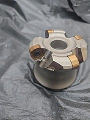 Hitachi IASDF5048R-4 Indexable Face Mill 4 Insert Cutter CNC Milling Tool.
