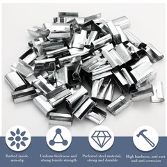 Blulu 2000 Pcs 1.02 inches x 0.55 x 0.02 inches, As Pictures Shown