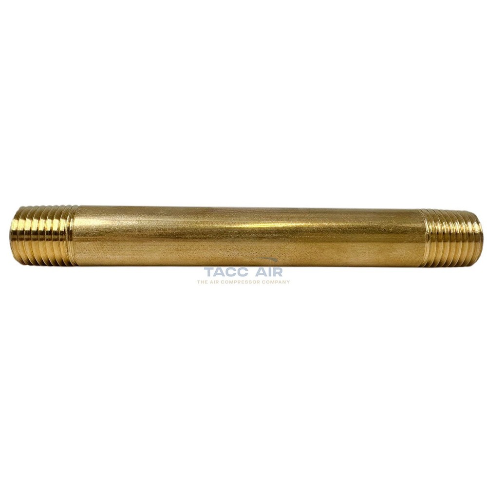 1/4″ Male NPT X 4″ Long Pipe Nipple 3″ Extension Threaded Fitting Brass