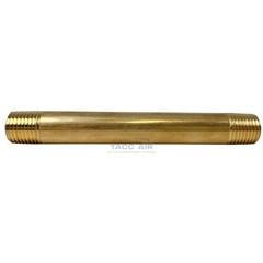 1/4″ Male NPT X 4″ Long Pipe Nipple 3″ Extension Threaded Fitting Brass