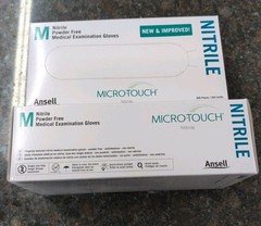 *400-Gloves* Micro-Touch Powder-Free Nitrile Medical Examination Medium