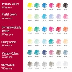 Tombow ABT Dual Brush Pen – Pastel Colours 1 Count (Pack of 6), Assorted