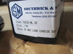 Southwick & Meister TD25-S-ML XP Max Land Carbide Guide Bushing, Size .194″