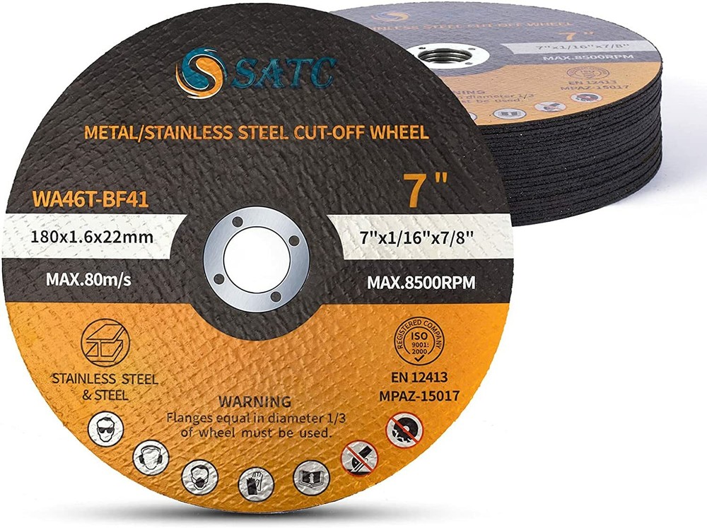 20PCS 7 inch Cut Off Wheel Metal Stainless Steel Cutting Disc for Angle Grinder