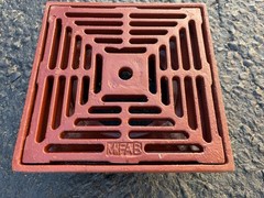MIFAB F1420-TA-4 FLOOR DRAIN /8” SQUARE ADJUSTABLE TRACTOR GRATE DRAIN STRAINER