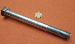 Grade 2 Zinc Cap Screw Bolt, Steel, PT, 3/4″-10 x 7.00″ Length, 5 Pcs