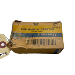 SQUARE D 2510FO1 Open Type Motor Starting Switch 16 A 277 V AC