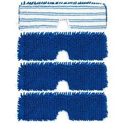 Dlaimi 4 Pack Mop Heads Replacements Compatible For Ocedar Dual-Action Flip Mop