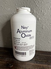 Ney Aluminum Oxide 60 Micron White Abrasive Powder 5 lb Bottle 9996103