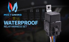 5Pcs Waterproof 12V 30/40A SPDT Relay Switch Harness Set 5PIN 14 AWG Hot Wires