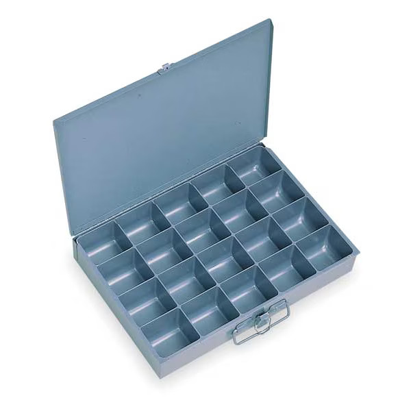Mfg Steel, Compartment Drawer, 9 7/8 in D x 2 1/8 in H x 13 5/8 in W ZO-G3095276