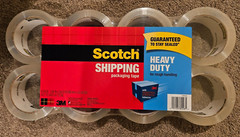 24 Roll Scotch 3M Heavy Duty Clear Packaging Shipping Tape about 2″ wide 3″ core