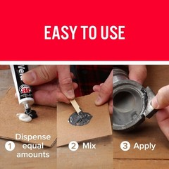 J-B Weld 8276 KwikWeld Quick Setting Steel Reinforced Epoxy – Dark Grey 2 oz