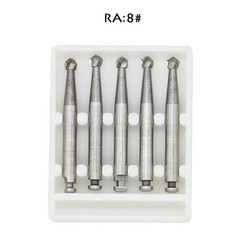 Dental Tungsten Steel Carbide Burs RA 1-8 For Low Speed Contra Angle Handpiece