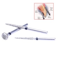 3PC Dental Clinic Diamond Burs Air Turbine Kit Z FG-109 for High Speed Handpiece