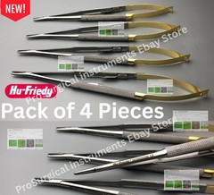 Hu Friedy Castroviejo Needle Holder Straight 18 Cm (7″) NH5024SIM Lot of 4 Pcs