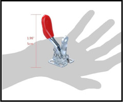 4PCS Hand Tool Toggle Clamp 201A Antislip Red Horizontal Clamp 201-A