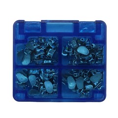 20 Sets Dental Orthodontic Buccal Tubes 1st 2nd Molar Brackets Roth MBT 022 3G