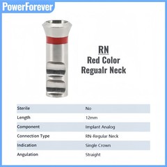 USA Dental NC RC RN Analog Replica Bone Tissue Level Fit Straumann ITI BL System