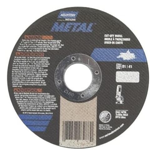 Lot of 25 Norton 02757 6″ X 7/8″ Metal RightCut Right Angle Cut-Off Blade