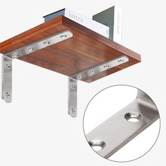 Set of 4 Heavy Duty L Brackets, 5″ x 3″, for Easy Installation & Support